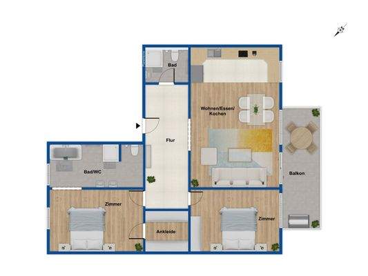 Grundriss - 3. Obergeschoss
