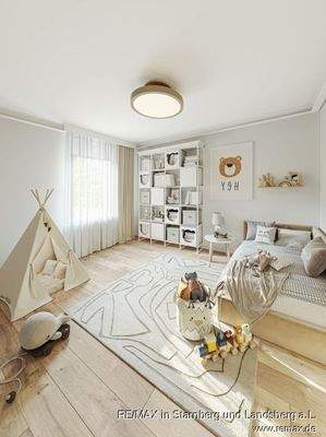 OG Wohnung Kinderzimmer - digital eingerichtet