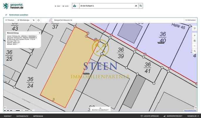 Grundriss große Halle