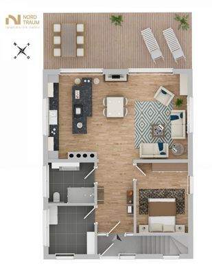 Grundriss Stadtvilla EG