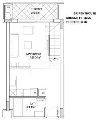 Apartments in North Cyprus Gazimagusa in Modern Complex