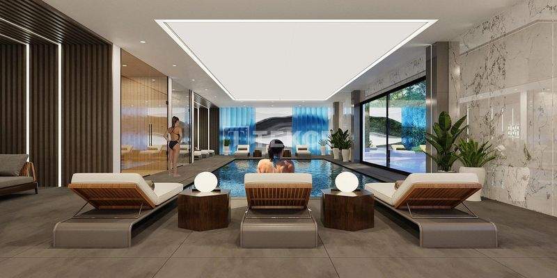 Sea-View Apartments in a Complex with Pools in İzmir Turkey