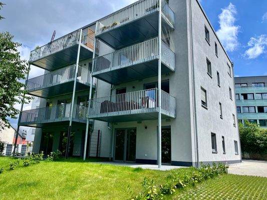 Gartenansicht des Hauses