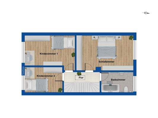 Grundriss 2. Obergeschoss