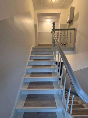 saniertes Treppenhaus