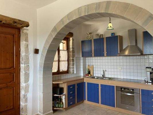 Kreta, Paidochori: Ländliches Steinhaus mit freier Aussicht zu verkaufen