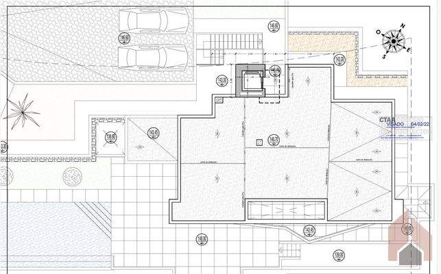Erdgeschoss - Zufahrt - Eingang