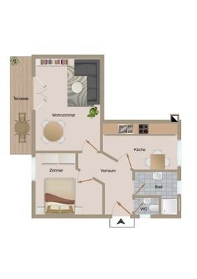 Grundriss Bungalow
