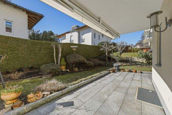 Sonniger Terrassenbereich