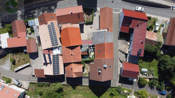 Draufsicht beide Häuser