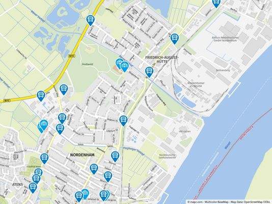 Geolyzer Kartenausschnitt