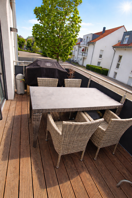 Balkon mit Süd/Westausrichtung