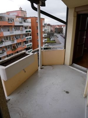 Balkon beim Wohnzimmer