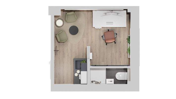 Büro mit Sitzbereich