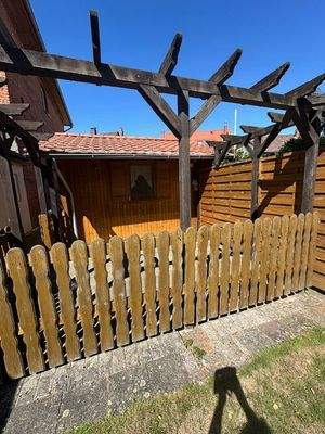 Gartenhaus/-sitzplatz Teilansicht