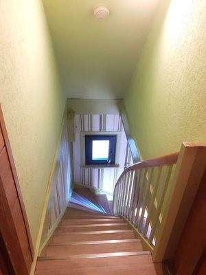 Treppenblick aus dem OG