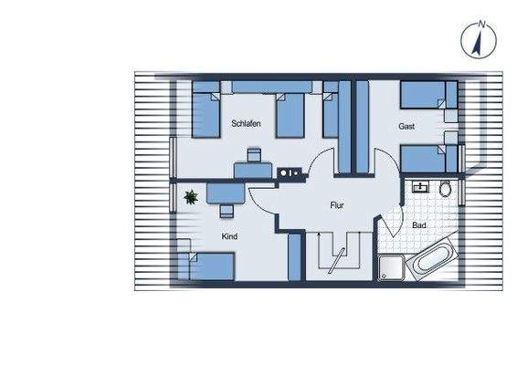 Grundriss Dachgeschoss