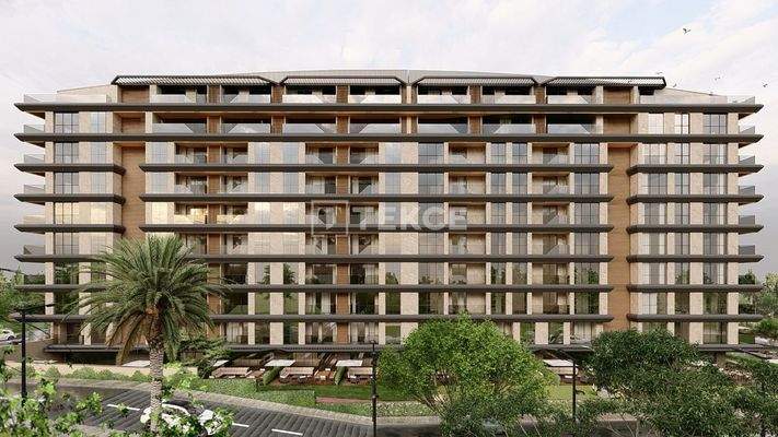 Apartments in a Luxury Project 200 M from the Sea in Antalya Lara