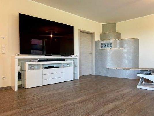 Wohnzimmer mit Grundofen!