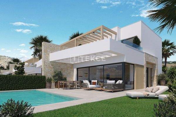 Semi Detached Villas in Golf Course in Monforte del Cid, Alicante