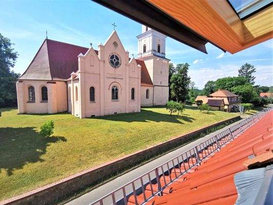 Blick aus dem Dachgeschoss