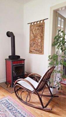 Kachelofen im Esszimmer