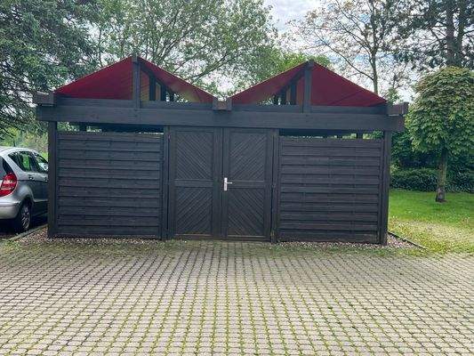 Fahrrad- & Mülltonnenhäuschen