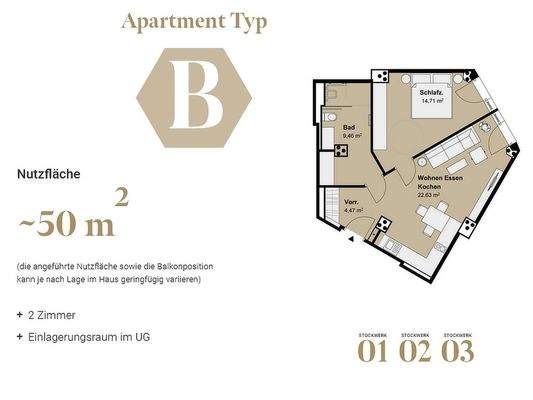 16 Apartment Typ B