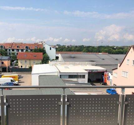 Blick von der großen Dachterrasse