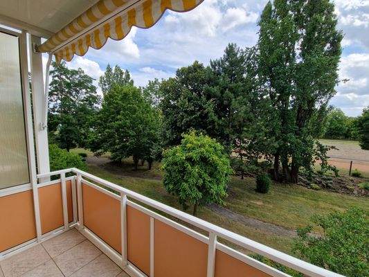 Blick vom Balkon - Musterfoto