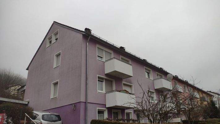 die seitliche Ansicht