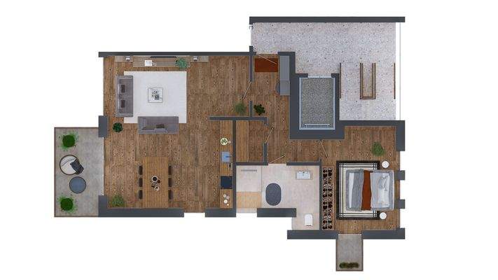 Grundriss Einrichtung