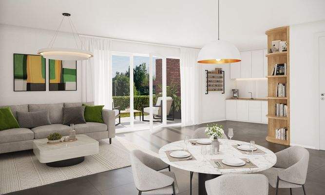 Raumidee Wohnraum/Küche