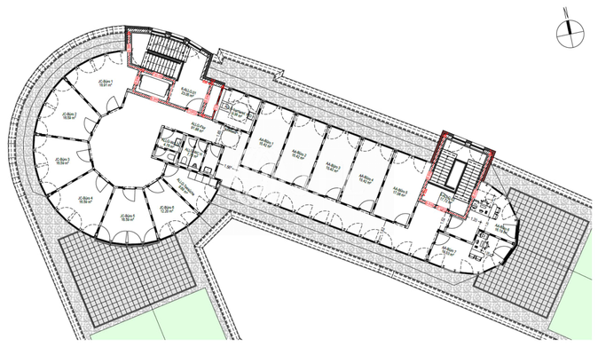 Grundriss 5. Obergeschoss