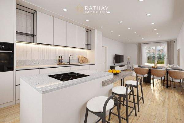 Visualisierung Woh- und Essbereich