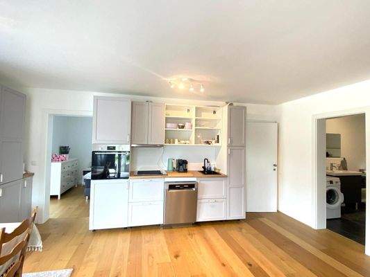 Küche in der Ferienwohnung