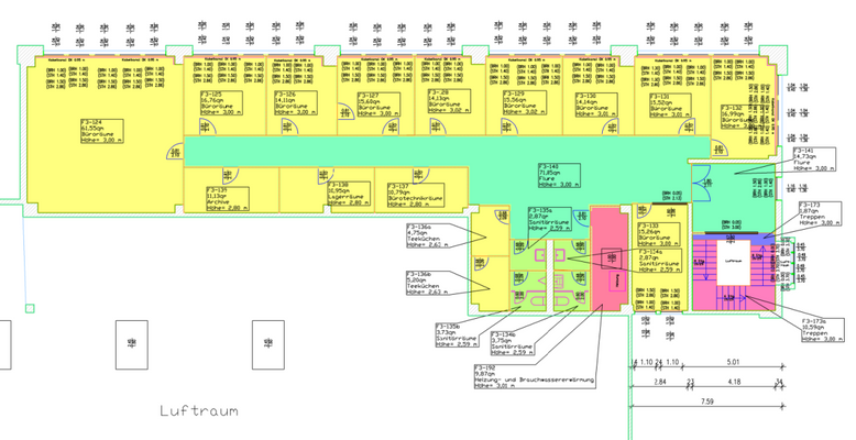 Grundriss Hansestr. 105, 1. OG