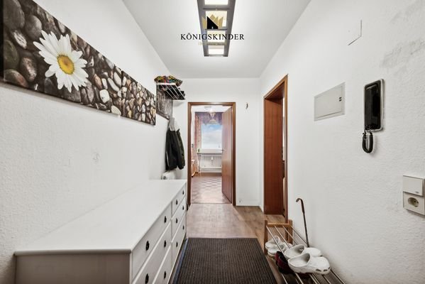 Eingangsbereich der Wohnung 2 im Obergeschoss