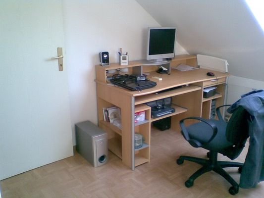 Einrichtungsbeispiel  Schlafzimmer Homeoffice