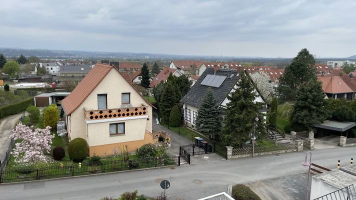Ausblick vom Dachgeschoss