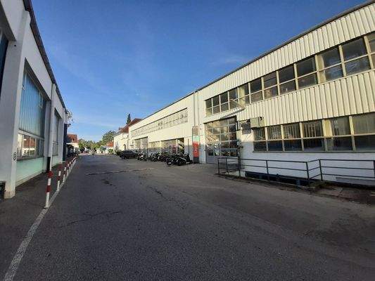 Außenansicht Anlieferungszone