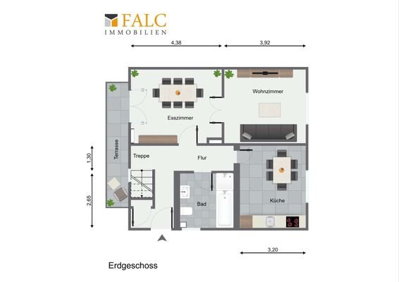 Grundriss Wohnhaus EG
