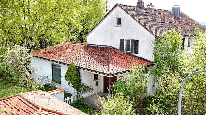 Ansicht mit Eingangsbereich