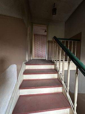 Treppe in d. Dachgeschoss