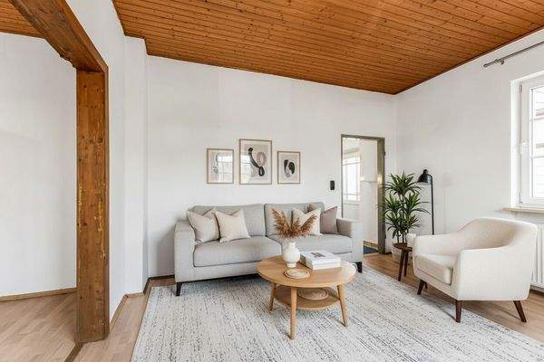 Wohnzimmer (Einrichtungsbeispiel) im Erdgeschoss  