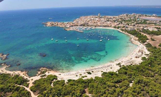 Colonia de Sant Jordi Aerial