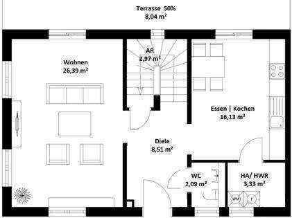 Grundriss Erdgeschoß