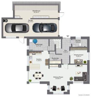 Grundriss Erdgeschoss 