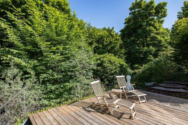 Terrasse mit Blick ins Grüne