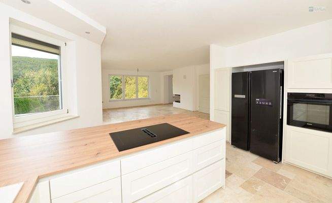 Blick zum Wohnbereich